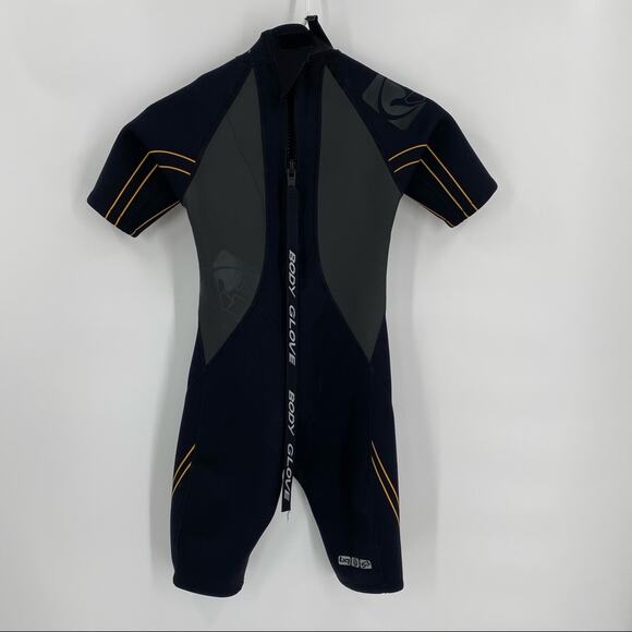 Body Glove black grey shorty spring wetsuit Pro 2 junior size 8 unisex - Picture 4 of 12